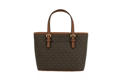 Jet Set Brown Signature XS Carryall Bag Purse