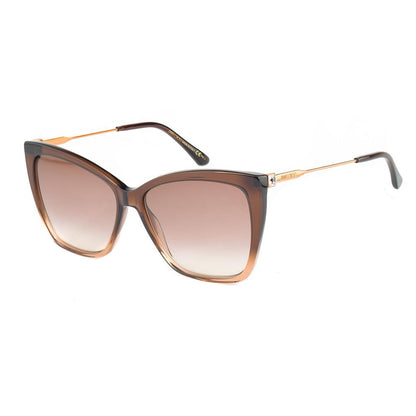 Brown Metal Sunglasses