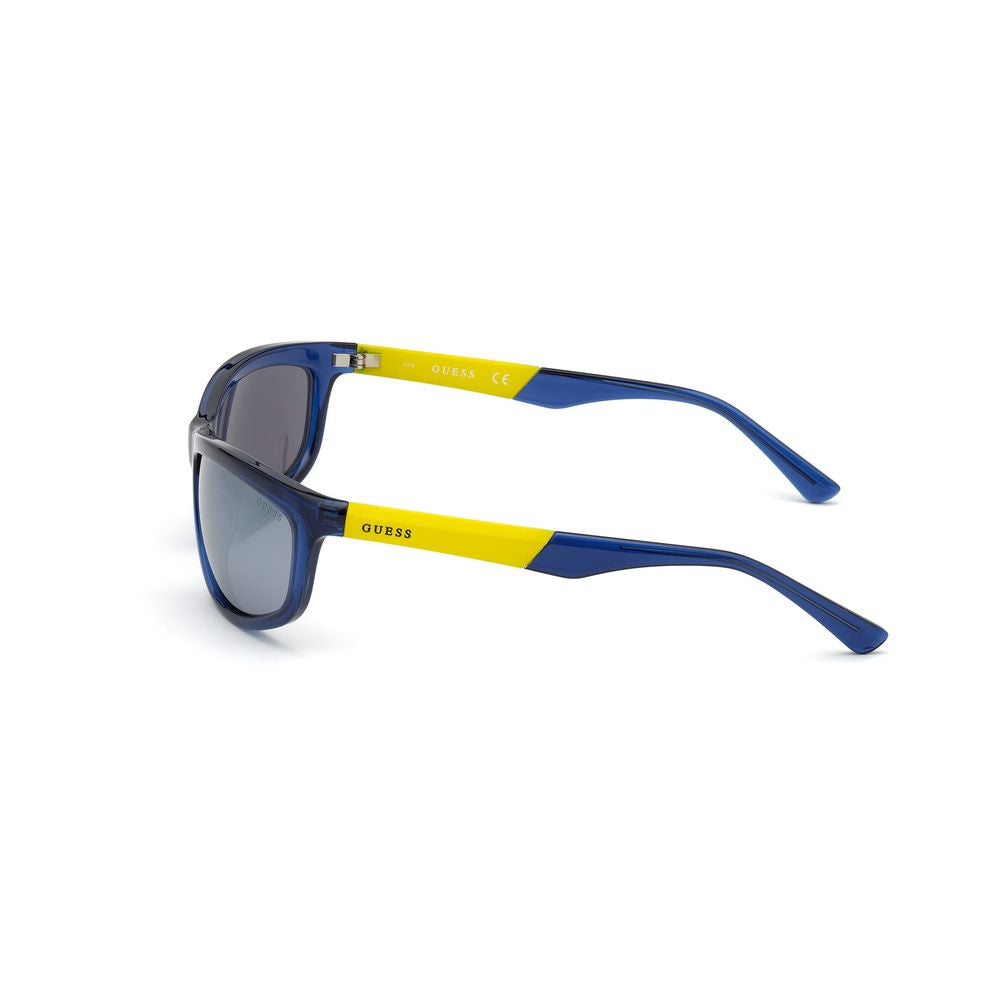 Blue Injected Sunglasses