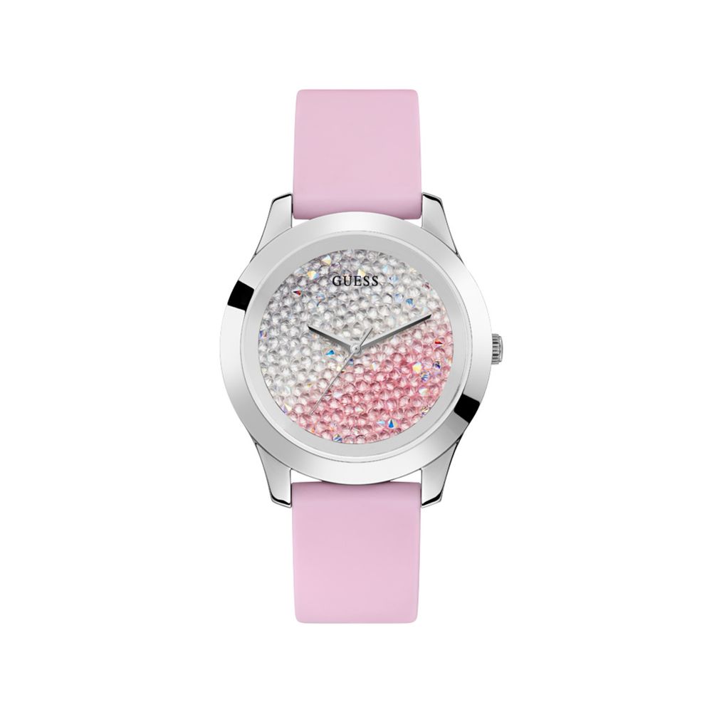 Pink Rubber Watch