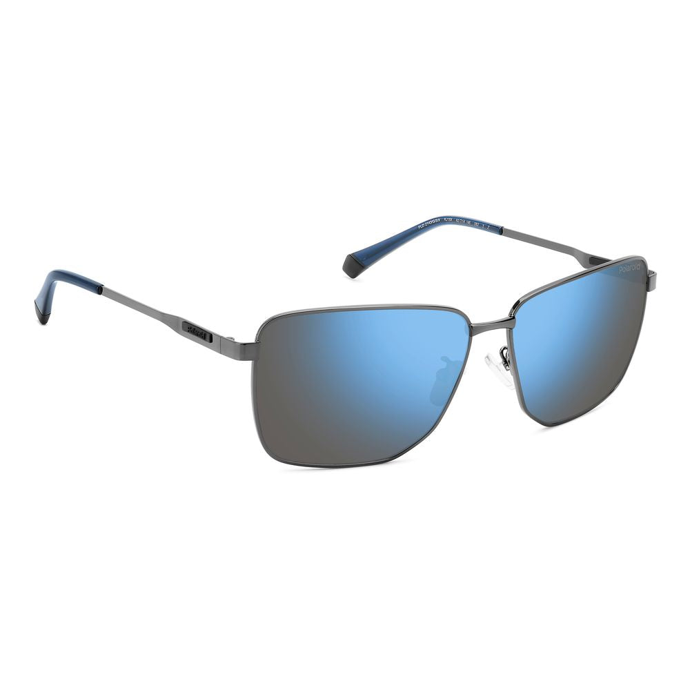 Gray Metal Sunglasses