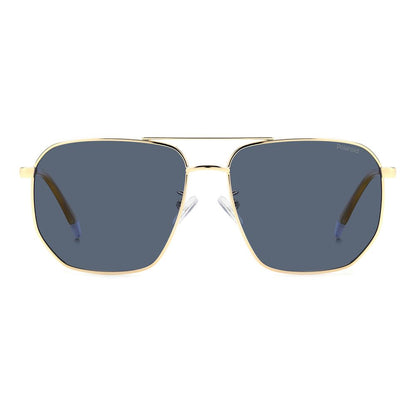 Blue Metal Sunglasses