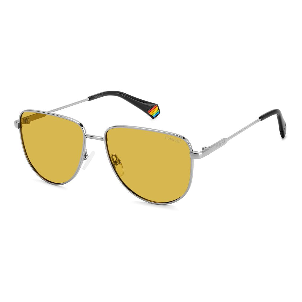 Gray Metal Sunglasses