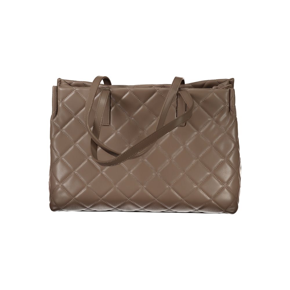 Brown Polyethylene Handbag