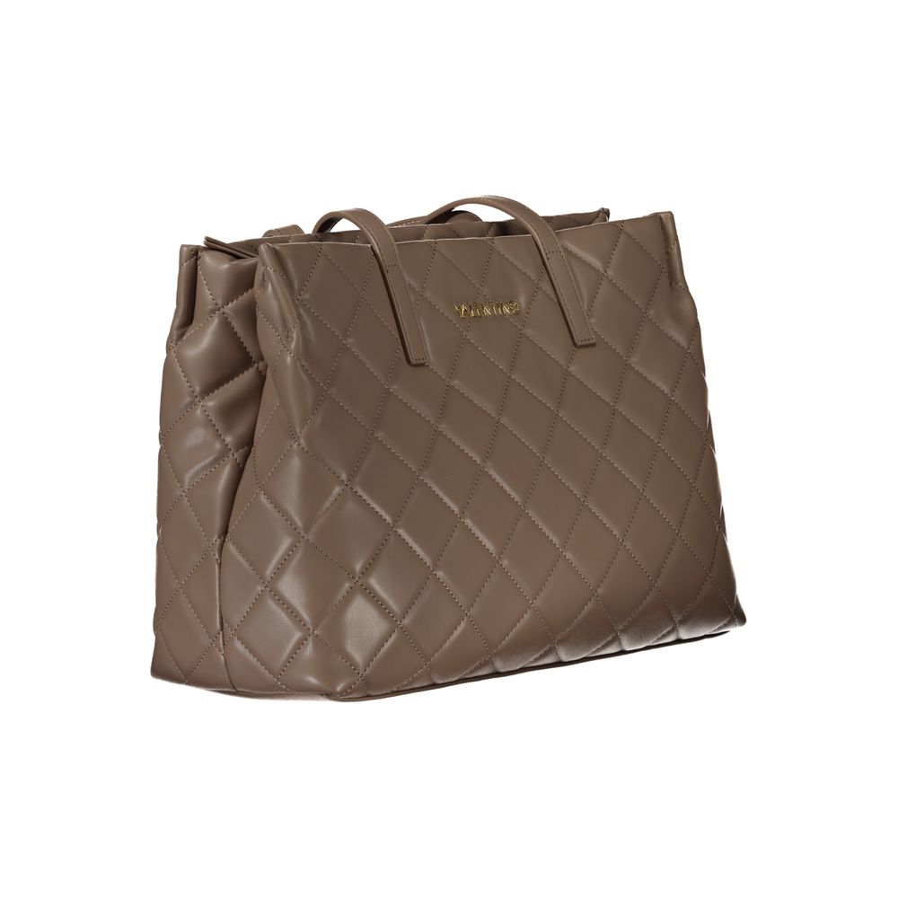 Brown Polyethylene Handbag