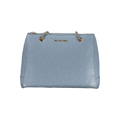 Light Blue Polyethylene Handbag