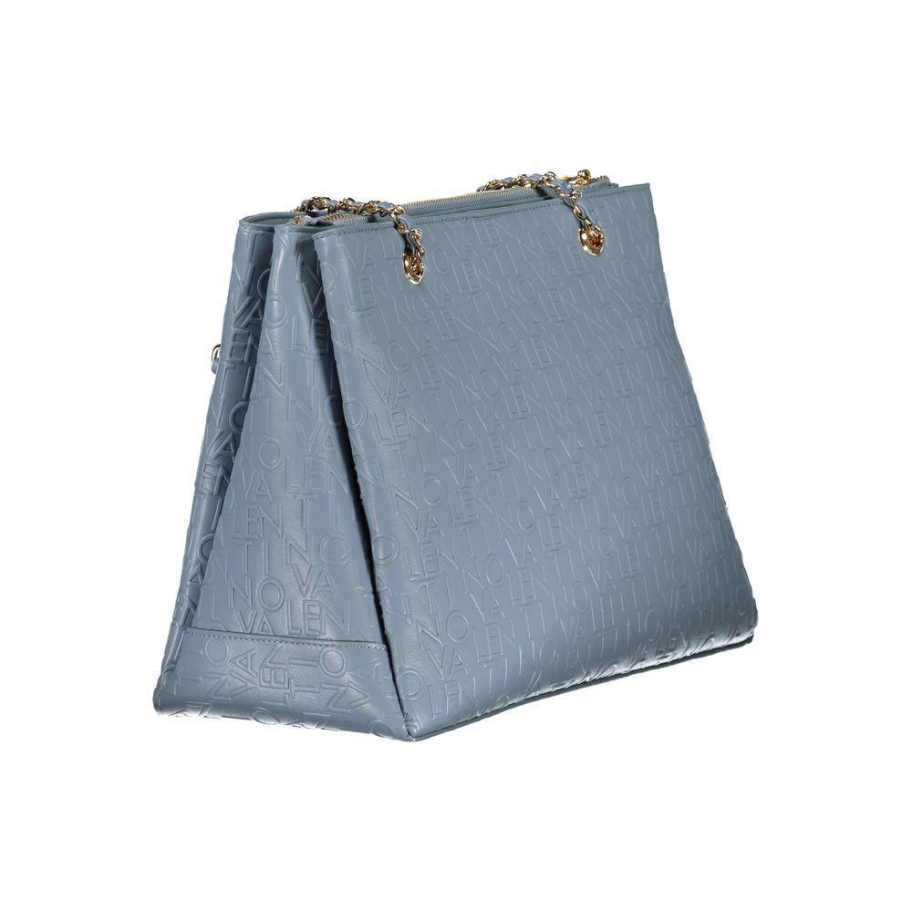 Light Blue Polyethylene Handbag