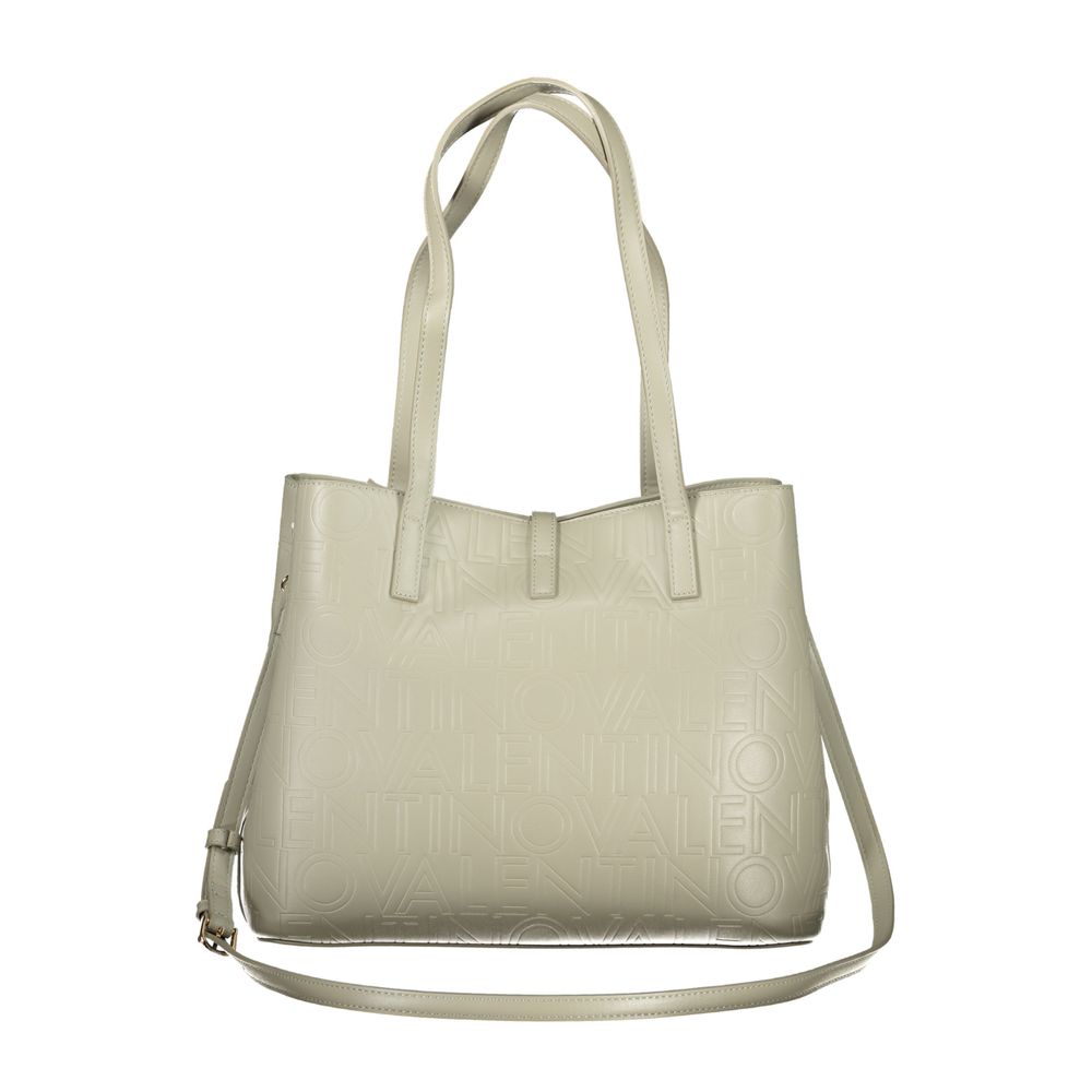 Gray Polyethylene Handbag