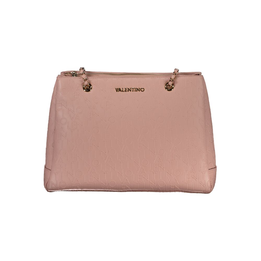 Pink Polyethylene Handbag