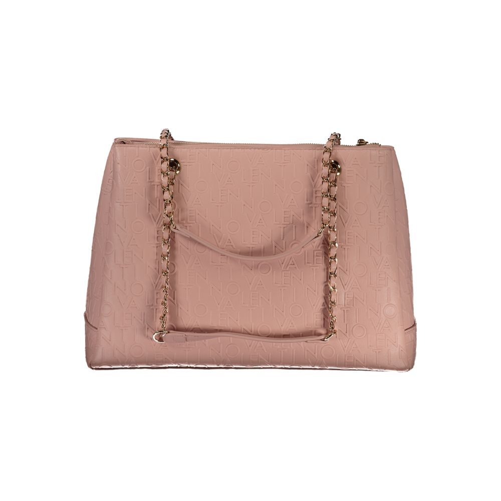 Pink Polyethylene Handbag