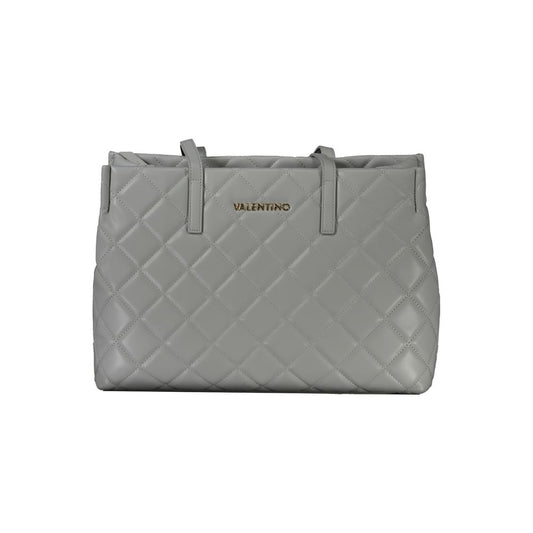 Gray Polyethylene Handbag