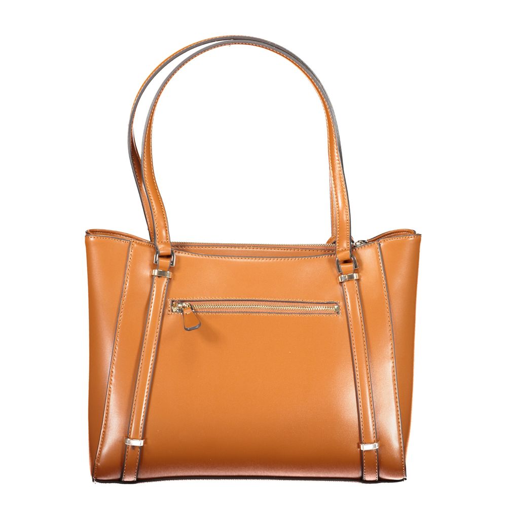 Brown Polyethylene Handbag