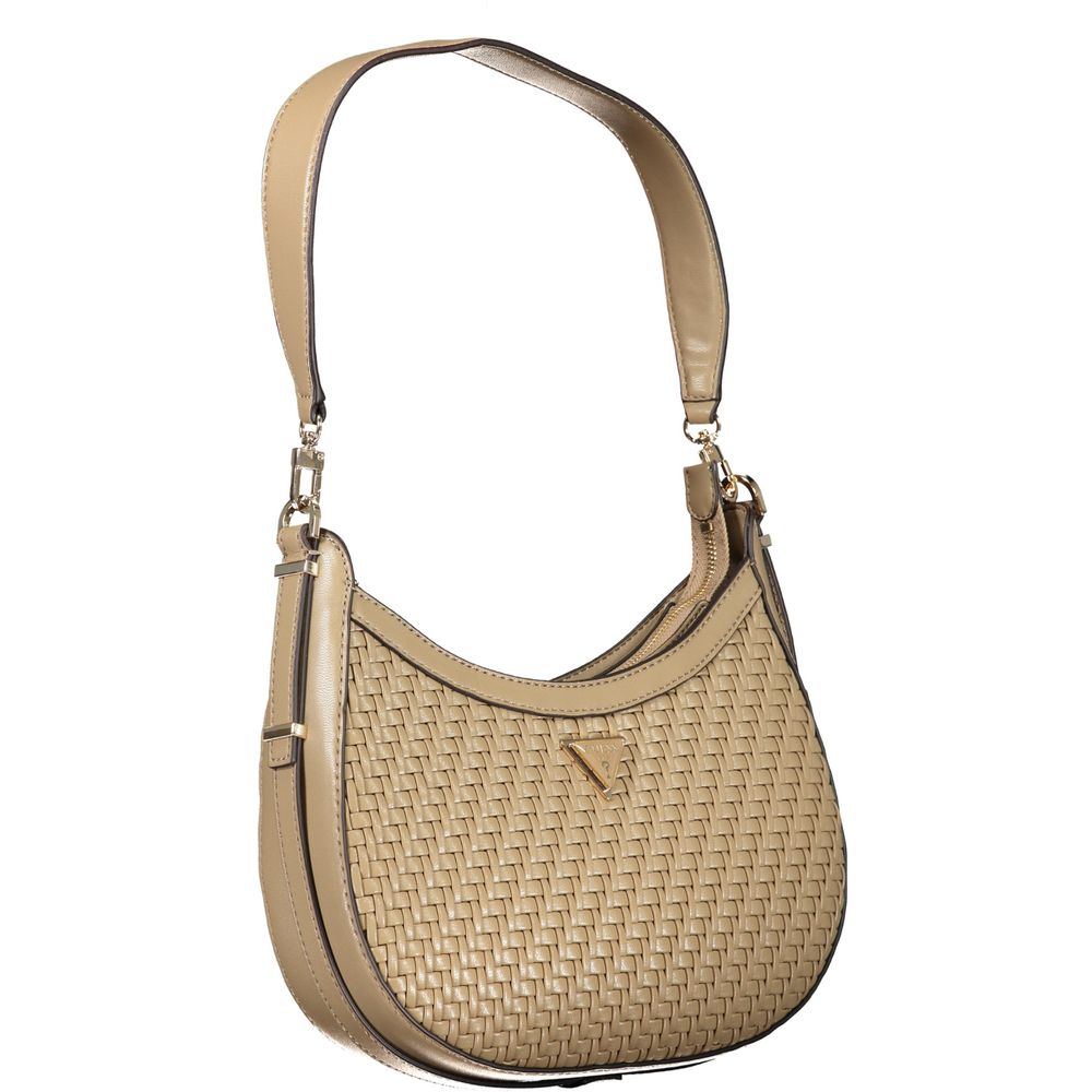 Beige Polyethylene Handbag