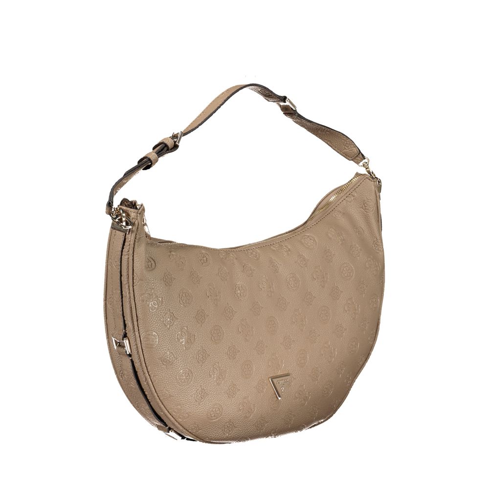 Beige Polyethylene Handbag