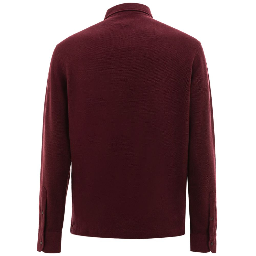 Bordeaux Cotton Polo Shirt