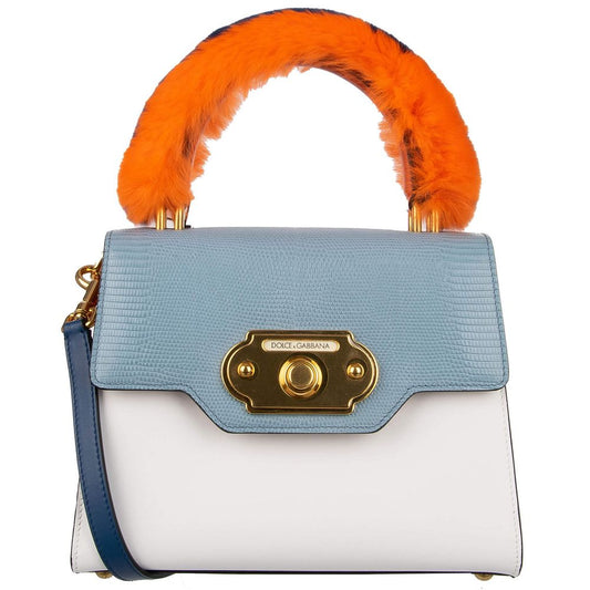 Multicolor Leather Di Calfskin Handbag