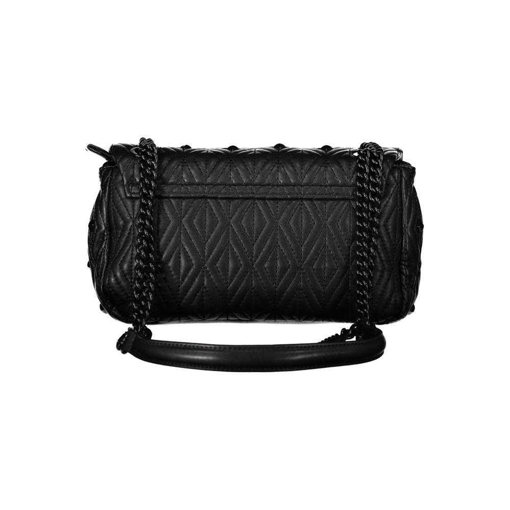 Black Polyester Handbag