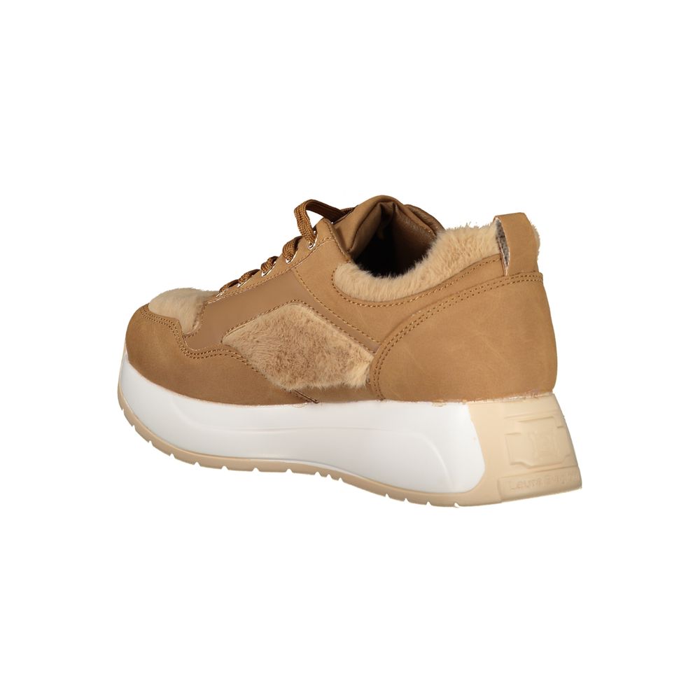 Brown Polyethylene Sneaker