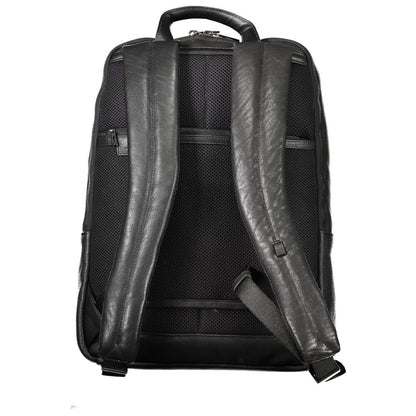 Black Leather Backpack