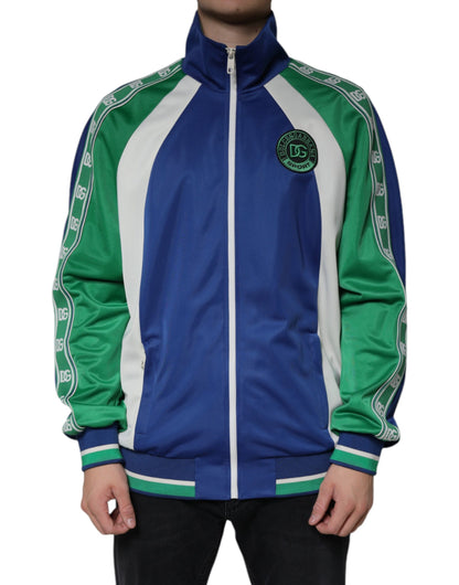 Multicolor Polyester Full Zip Bomber Jacket