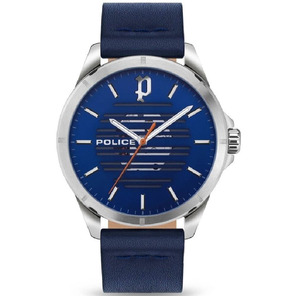 Blue Leather Watch