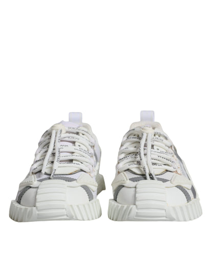 White Lace Up Low Top NS1 Sneakers Shoes