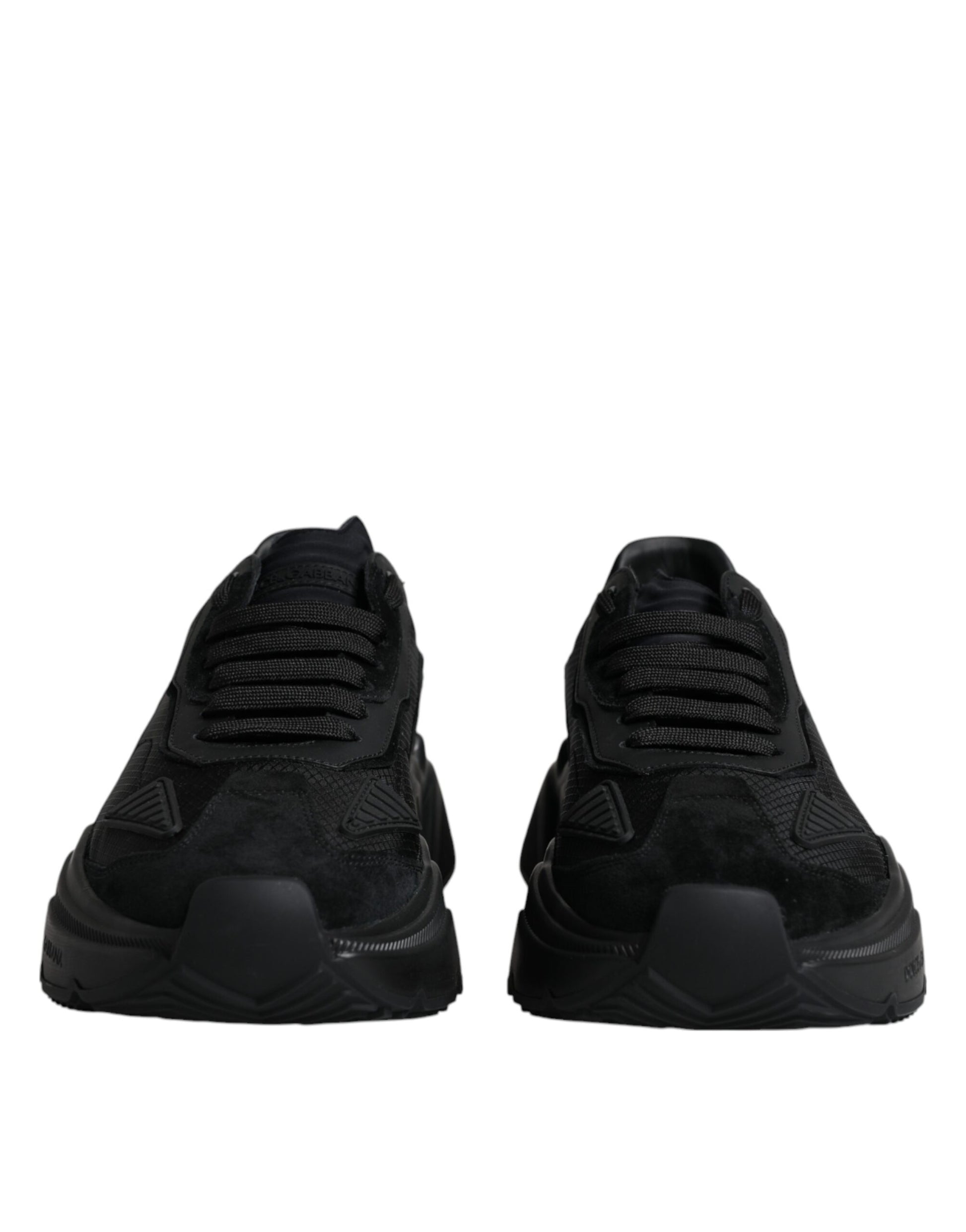 Black Leather Daymaster Low Top Sneakers Shoes