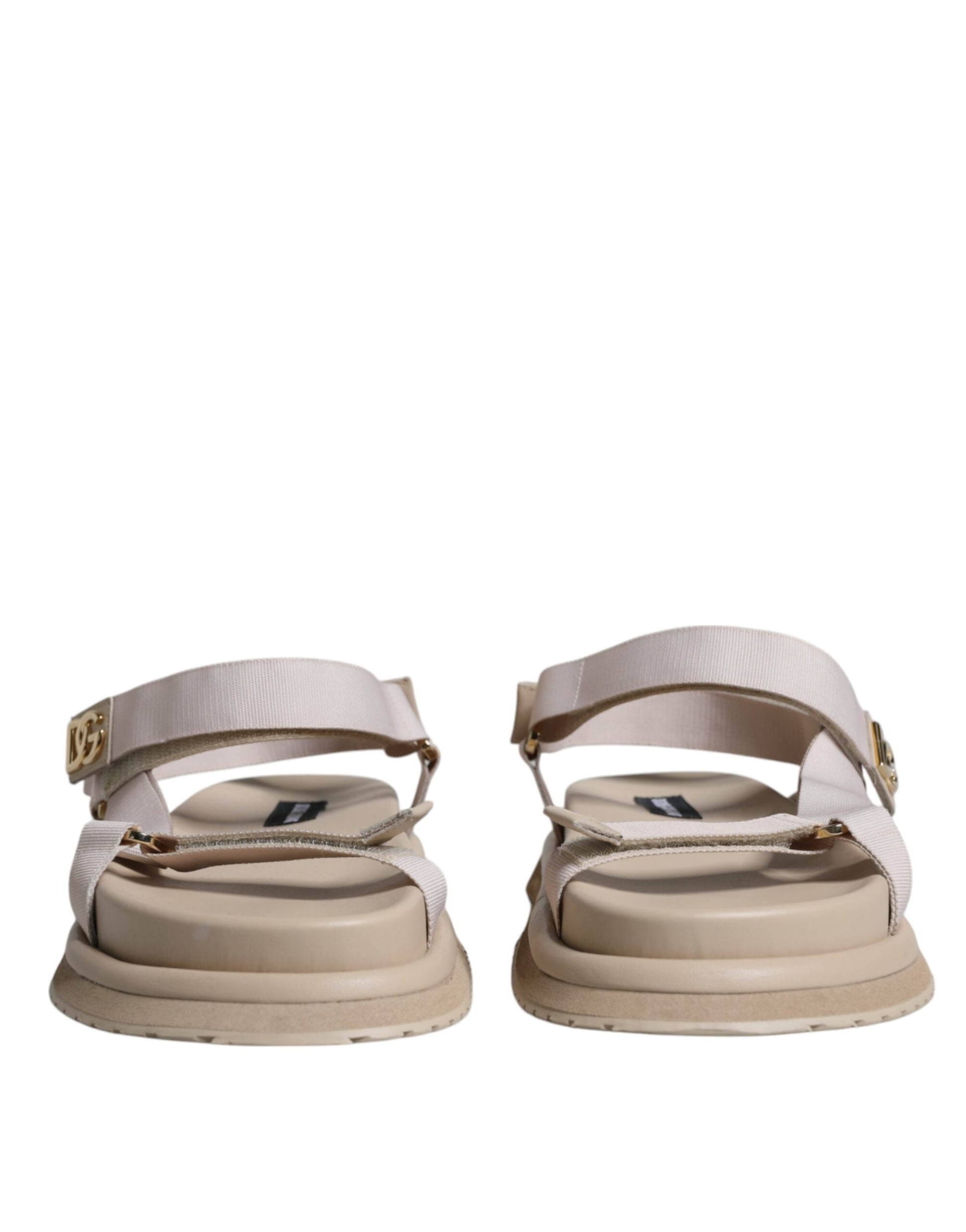 Beige Nappa Devotion Strap Men Sandals Shoes