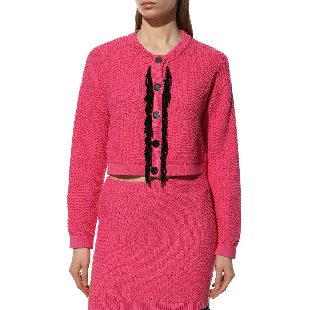 Fuchsia Cotton Sweater