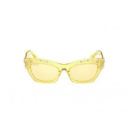 Yellow Plastic Sunglasses