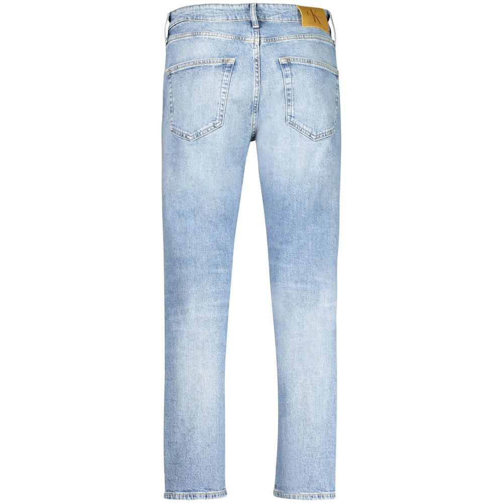 Light Blue Cotton Jeans & Pant