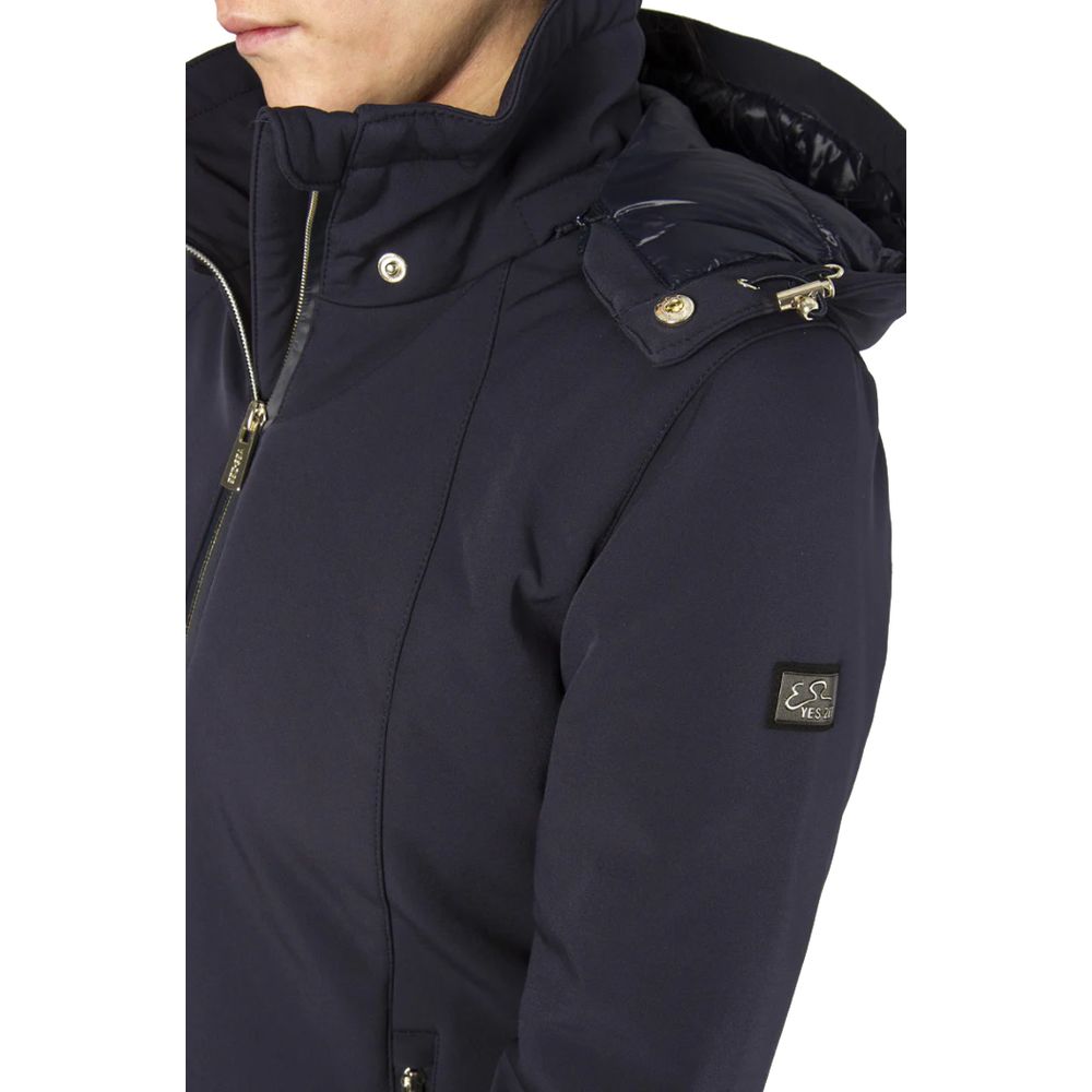 Blue Polyamide Jackets & Coat