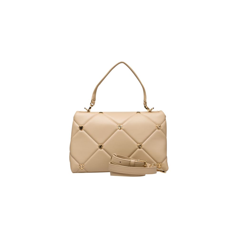 Beige Polyethylene Handbag