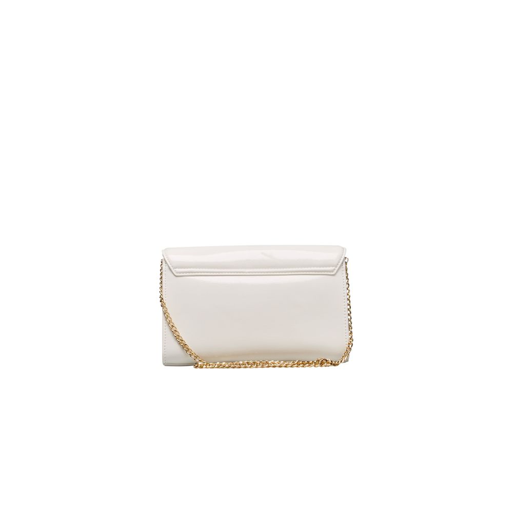 White Polyethylene Crossbody Bag