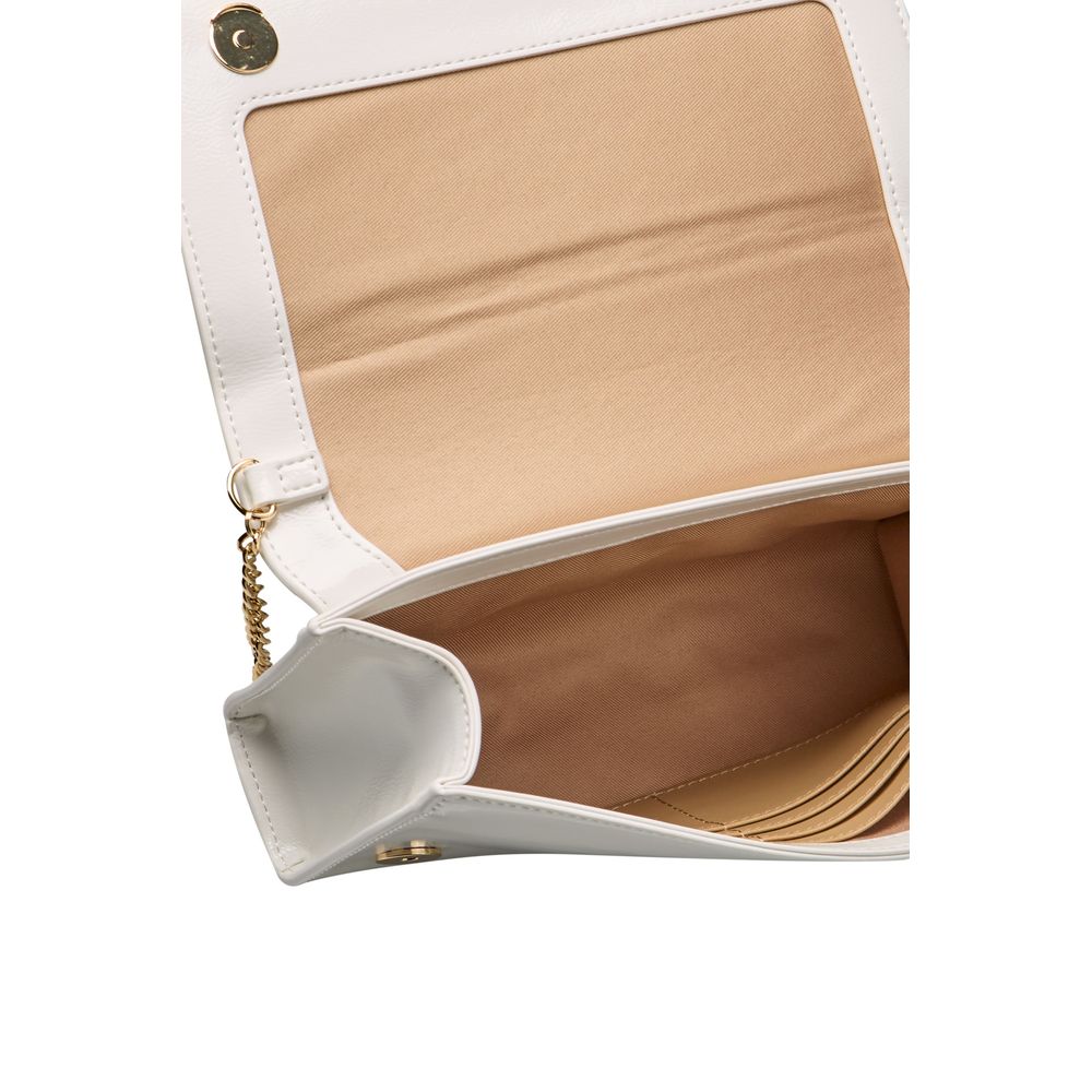 White Polyethylene Crossbody Bag