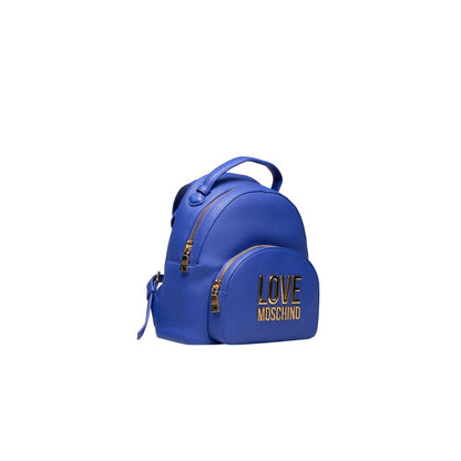 Blue Polyethylene Backpack