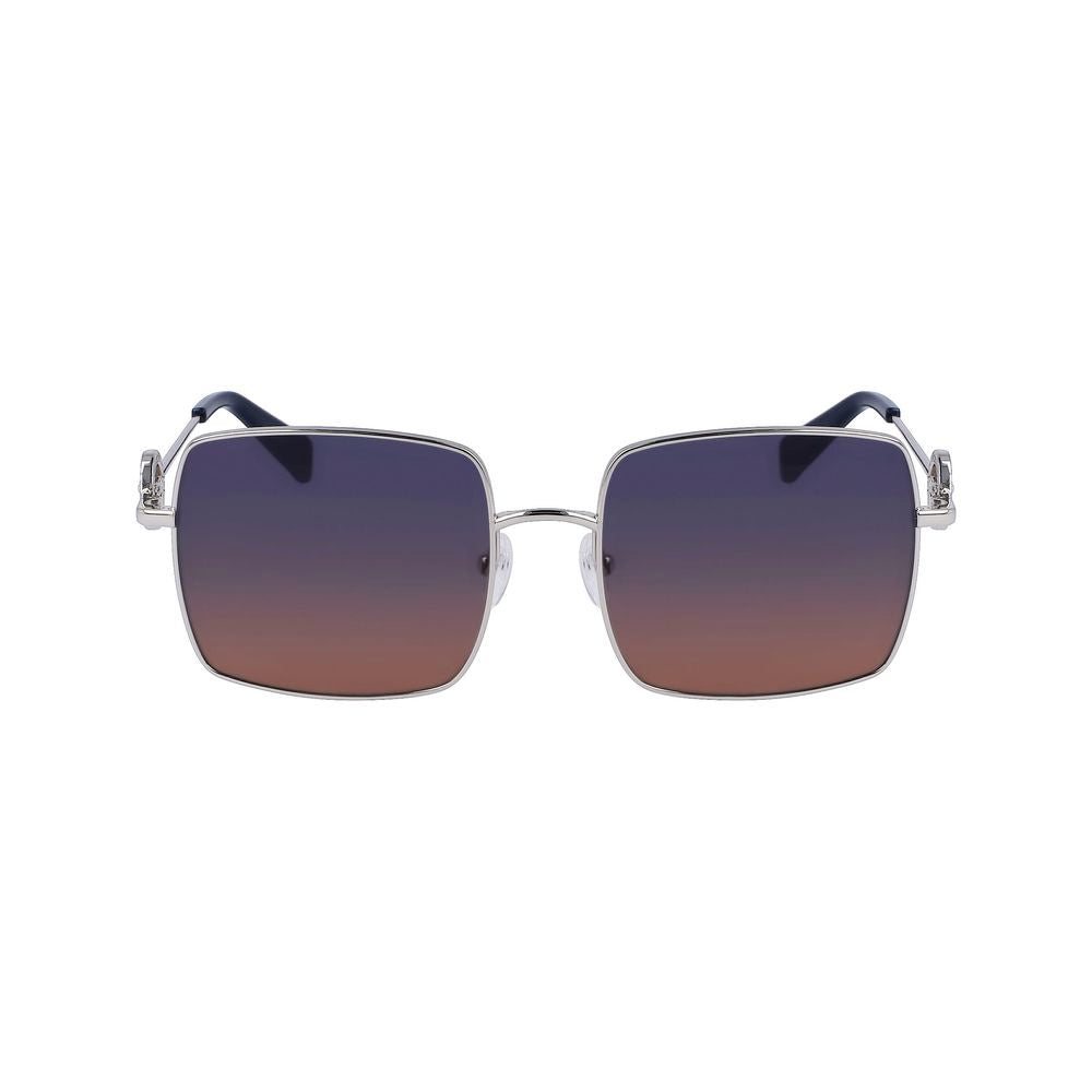 Gray Metal Sunglasses