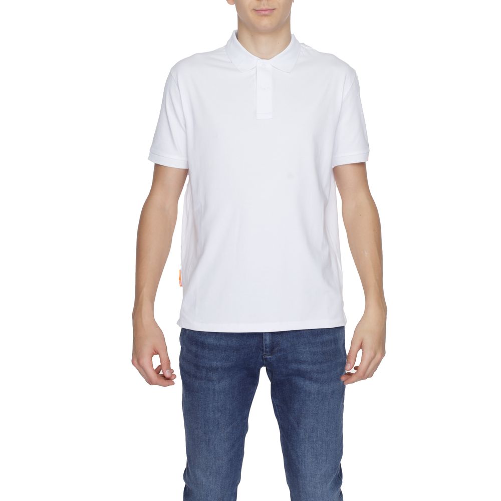 White Cotton Polo Shirt