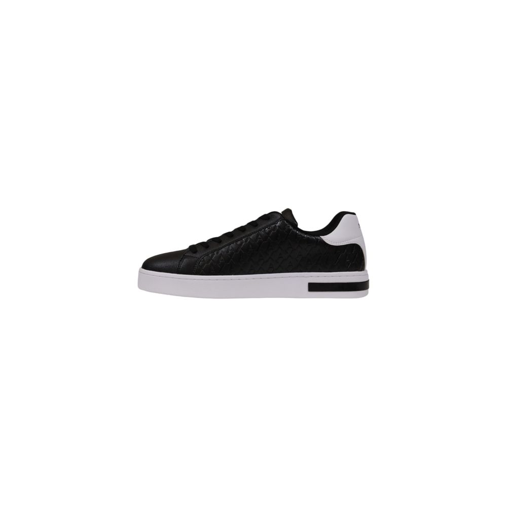 Black Polyester Sneaker