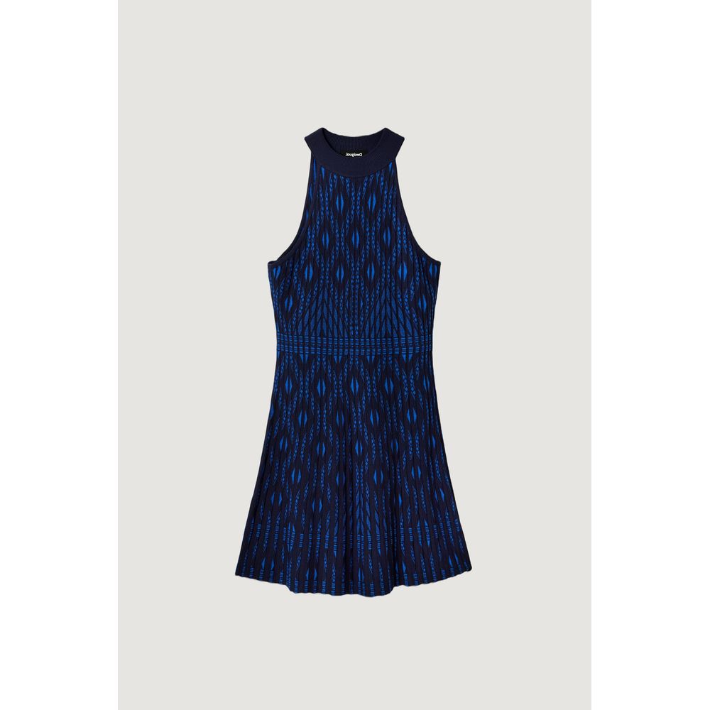 Blue Viscose Dress