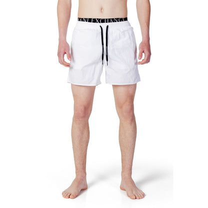 White Polyester Swimwear