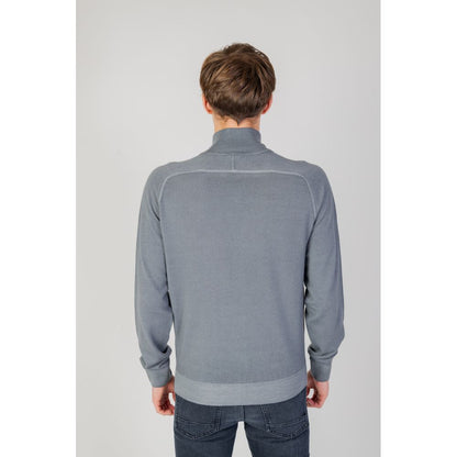 Gray Wool Cardigan