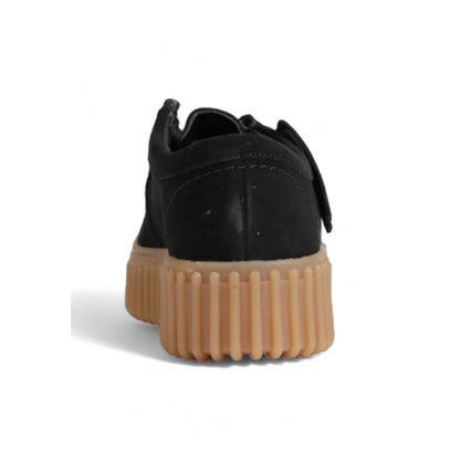 Black Suede Flat Shoe