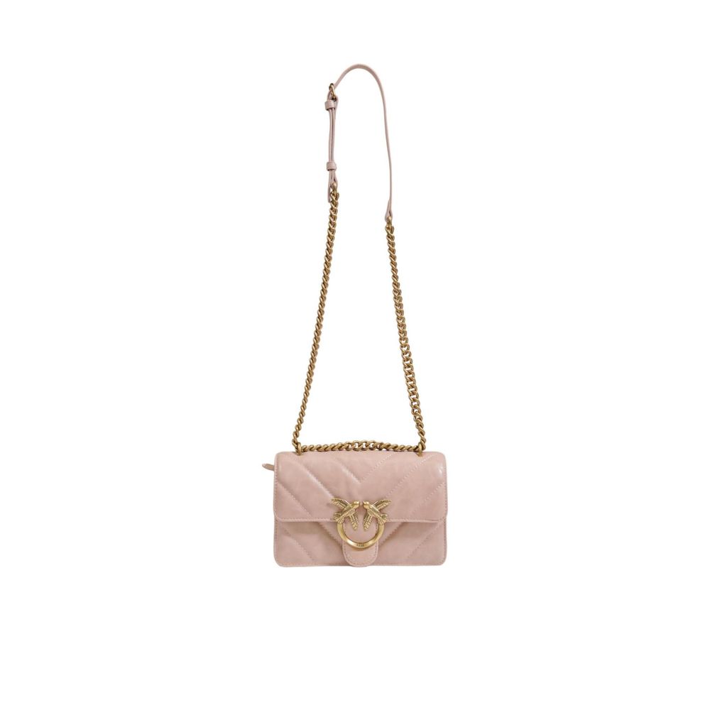 Pink Leather Handbag