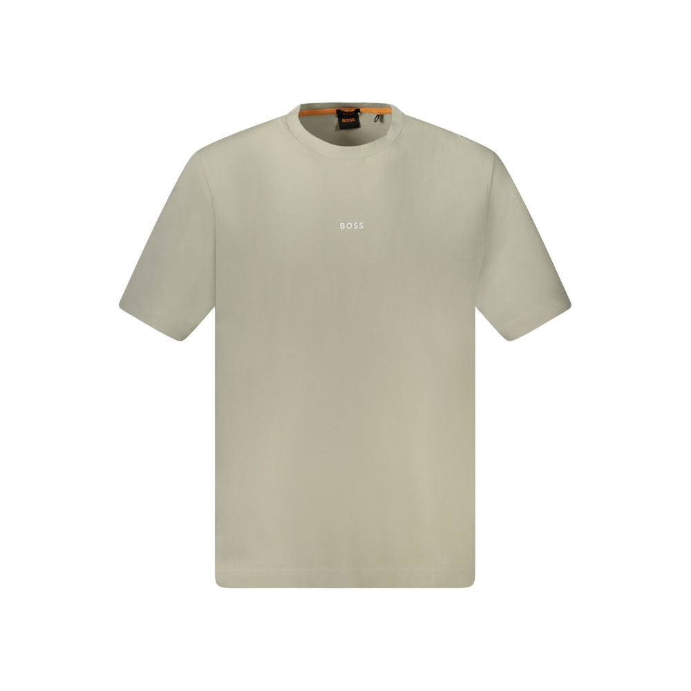 Beige Cotton T-Shirt