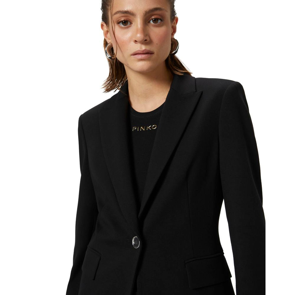 Black Polyester Suits & Blazer