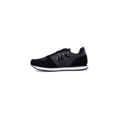 Black Polyester Sneaker