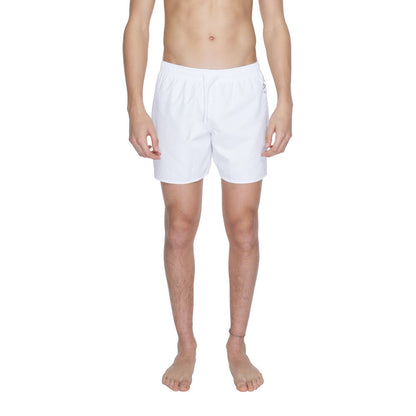 White Polyester Swimwear