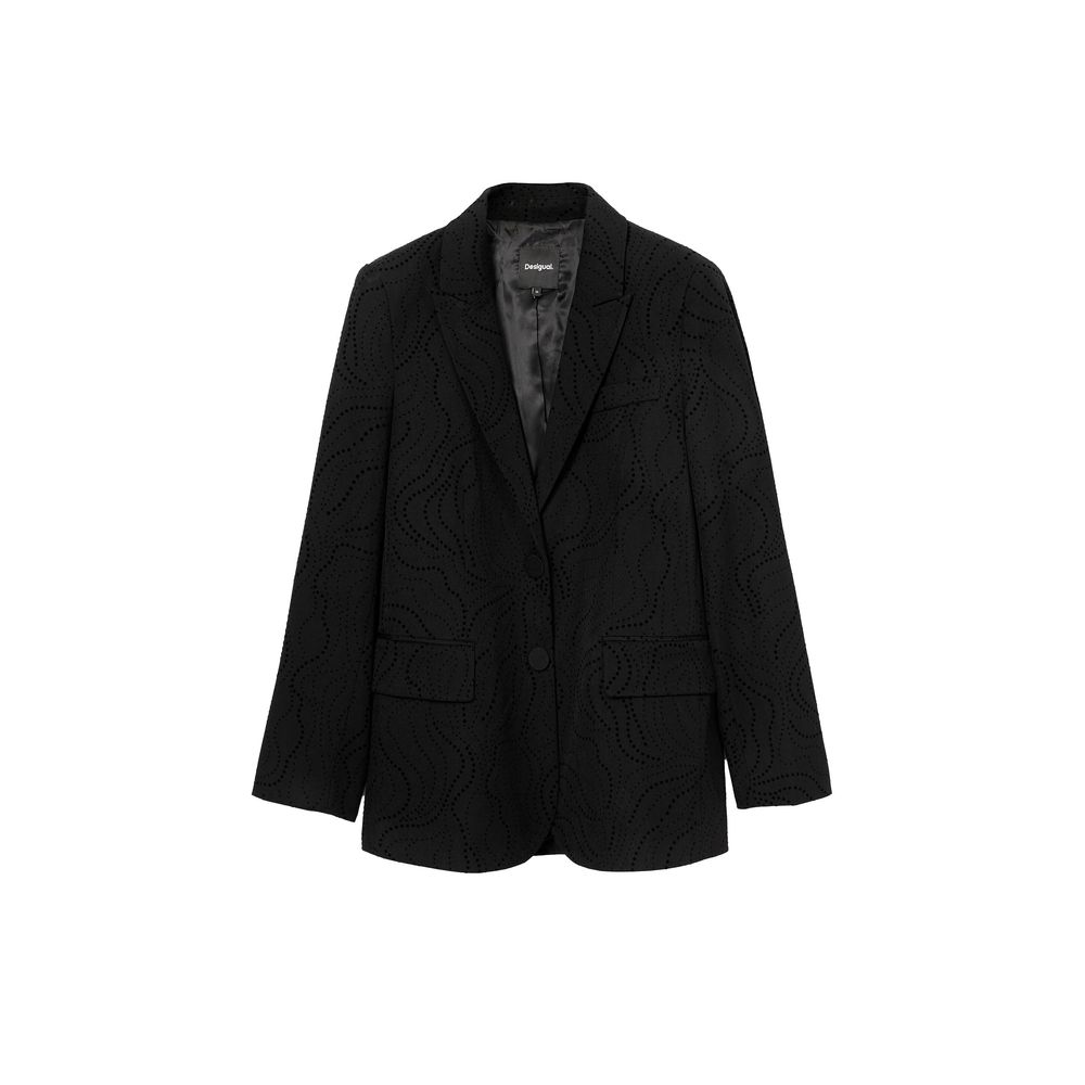 Black Polyester Suits & Blazer