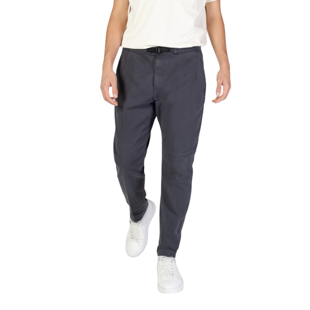 Gray Cotton Jeans & Pant